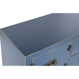 Console DKD Home Decor Blue Golden Fir MDF Wood 63 x 26 x 83 cm-8