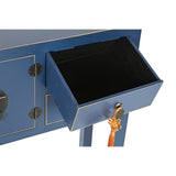 Console DKD Home Decor Blue Golden Fir MDF Wood 63 x 26 x 83 cm-5