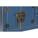 Console DKD Home Decor Blue Golden Fir MDF Wood 63 x 26 x 83 cm-3