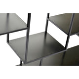 Shelves DKD Home Decor Black Metal 120 x 20 x 60 cm-2