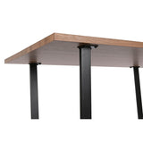 Dining Table Home ESPRIT Brown Black Iron MDF Wood 160 x 90 x 75 cm-3