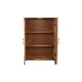 Cupboard Home ESPRIT Black Golden Natural Wood 85 x 38 x 134 cm-7