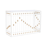 Hall Home ESPRIT White Golden 120 x 40 x 80 cm-0