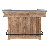 Furniture Home ESPRIT BAR Metal Mango wood 152 x 61 x 107 cm-9