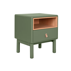 Nightstand Home ESPRIT Green MDF Wood 48 x 40 x 55 cm-0