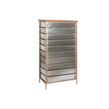 Chest of drawers Home ESPRIT Brown Grey Silver Natural Metal Fir Loft 66 x 33,5 x 121 cm-1