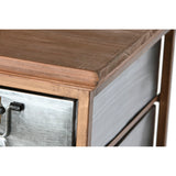 Chest of drawers Home ESPRIT Brown Grey Silver Natural Metal Fir Loft 53,5 x 33,5 x 120,5 cm-5