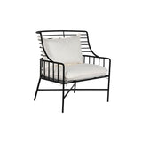 Armchair Home ESPRIT White Black Metal 70 x 68 x 79 cm-0