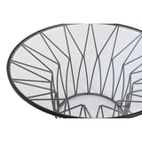 Centre Table Home ESPRIT Metal Crystal 85 x 85 x 39 cm-3
