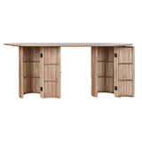 Dining Table Home ESPRIT Natural Paolownia wood MDF Wood 180 x 90 x 75 cm-6