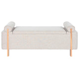 Bench Home ESPRIT Beige Golden Pinewood 120 x 45 x 50 cm-1