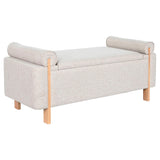 Bench Home ESPRIT Beige Golden Pinewood 120 x 45 x 50 cm-0