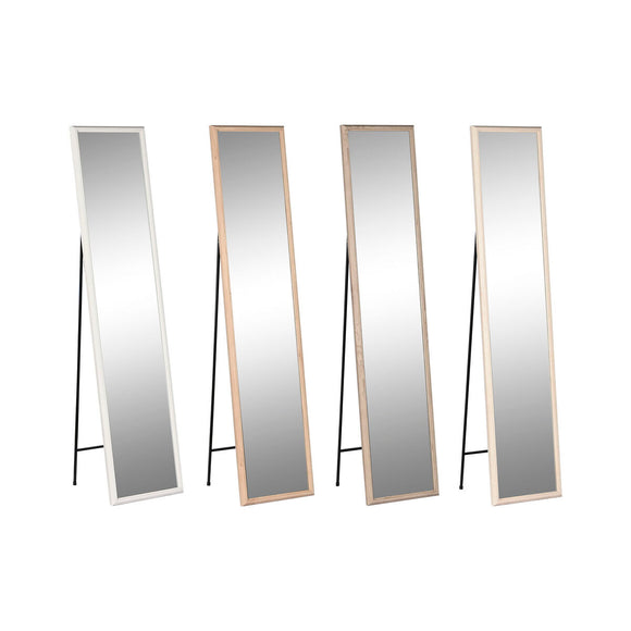 Free standing mirror Home ESPRIT White Brown Beige Grey 34 x 3 x 155 cm (4 Units)-0