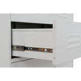 Chest of drawers Home ESPRIT White Metal Vintage 80 x 35 x 102 cm-4
