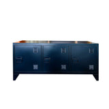 TV furniture Home ESPRIT Black Metal 120 x 40 x 58 cm-1