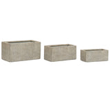 Planter Home ESPRIT Beige Fibreglass Magnesium 74,5 x 37,5 x 37,5 cm-0