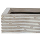 Planter Home ESPRIT Beige Magnesium 74,5 x 37,5 x 37,5 cm-3