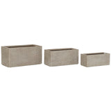 Planter Home ESPRIT Beige Magnesium 74,5 x 37,5 x 37,5 cm-0