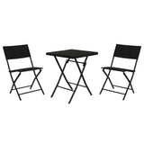 Garden furniture Home ESPRIT Black 58 x 58 x 71,5 cm-0