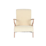 Armchair Home ESPRIT White Natural 57 x 55 x 85 cm-2