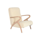 Armchair Home ESPRIT White Natural 57 x 55 x 85 cm-0