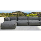 Garden sofa Home ESPRIT Grey 90 x 87 x 65 cm-1