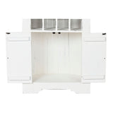 Occasional Furniture Home ESPRIT White Wood 55 x 35 x 195 cm BAR-6