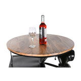 Side table Home ESPRIT Brown Black Iron Mango wood 116 x 72 x 110 cm-1