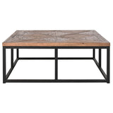 Centre Table Home ESPRIT Wood Metal 120 x 120 x 45 cm-1