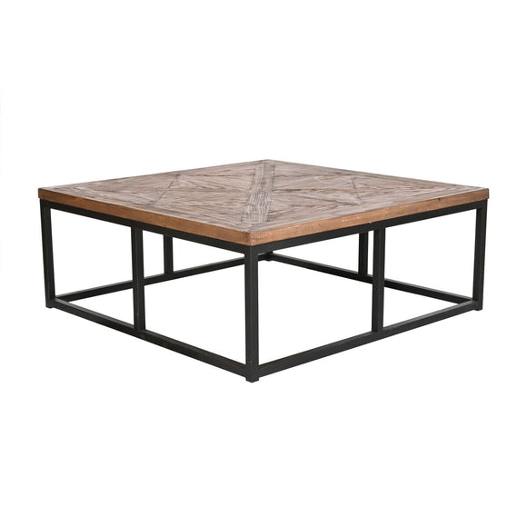 Centre Table Home ESPRIT Wood Metal 120 x 120 x 45 cm-0