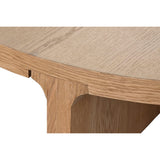 Centre Table Home ESPRIT Natural oak wood 121 x 121 x 32 cm-2