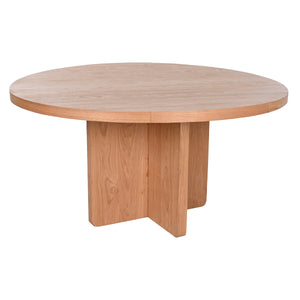 Dining Table Home ESPRIT Natural oak wood 152 x 152 x 78 cm-0