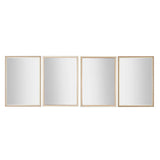 Wall mirror Home ESPRIT White Brown Beige Grey 66 x 2 x 92 cm 70 x 2 x 97 cm (4 Units)-0