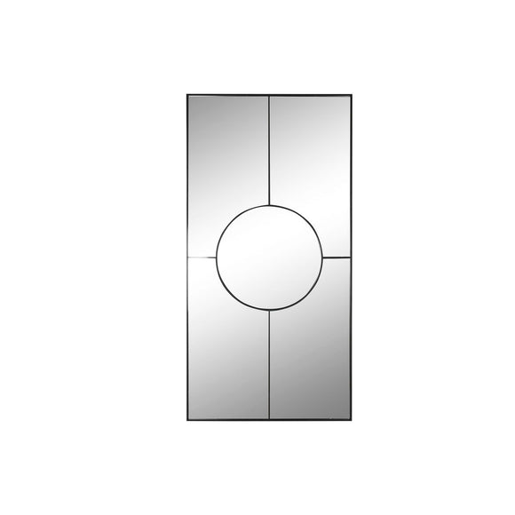 Wall mirror Home ESPRIT Black 90 x 2 x 180 cm-0