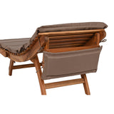 Sun-lounger Home ESPRIT Brown Beige 191 x 54 x 61 cm-5