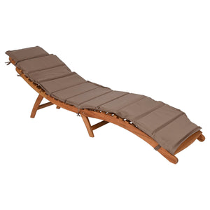 Sun-lounger Home ESPRIT Brown Beige 191 x 54 x 61 cm-0