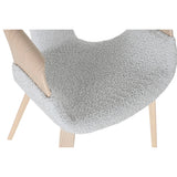 Dining Chair Home ESPRIT Grey Polyester Wood 55,5 x 67,5 x 80,5 cm-3