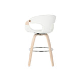 Stool Home ESPRIT White Wood 55,5 x 52,5 x 92,5 cm-5