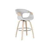 Stool Home ESPRIT Grey Wood 55,5 x 52,5 x 92,5 cm-0