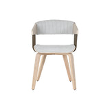 Dining Chair Home ESPRIT Grey Polyester Wood 51 x 55 x 76,5 cm-5