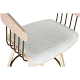 Stool Home ESPRIT White Wood 51,5 x 47,5 x 94,5 cm-0