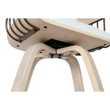 Stool Home ESPRIT White Wood 51,5 x 47,5 x 94,5 cm-2