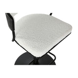 Stool Home ESPRIT White Metal 48,5 x 48 x 83,5 cm-6