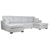 Sofabed Home ESPRIT Grey Modern 298 x 154 x 92 cm-10