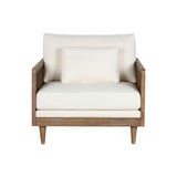 Armchair Home ESPRIT White Natural 93 x 86 x 88 cm-7