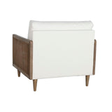 Armchair Home ESPRIT White Natural 93 x 86 x 88 cm-6