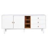 Sideboard Home ESPRIT White Natural 180 x 40 x 75 cm-1