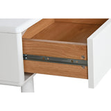 Centre Table Home ESPRIT White Natural Polyurethane MDF Wood 120 x 60 x 40 cm-5