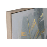 Painting Home ESPRIT Palms Golden Tropical 90 x 4 x 120 cm (2 Units)-4