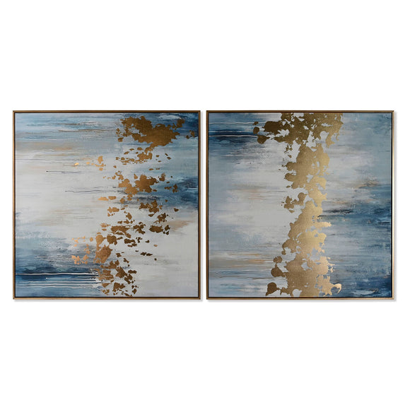 Painting Home ESPRIT Abstract Modern 100 x 4 x 100 cm (2 Units)-0